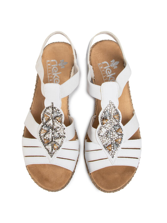 Sandaletten Weiss Zalando Rieker Damen Sandalen Rieker Damen