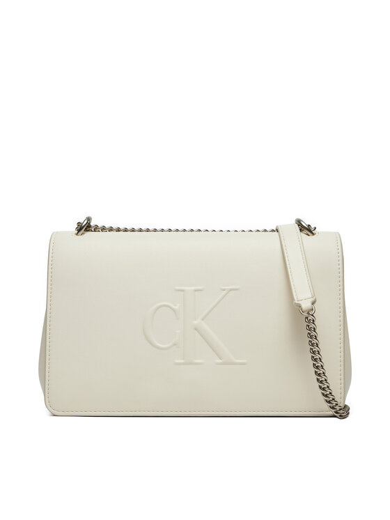 Geantă Calvin Klein Jeans Sculpted Ew K60K612727 Écru