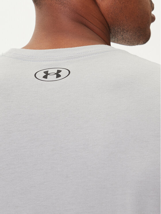 Under Armour Under Armour T-Shirt Ua Gl Foundation Update Ss 1382915-011 Szary Loose Fit