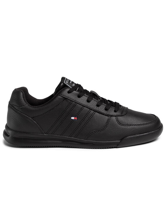 Tommy Hilfiger Sneakers Lightweight Leather Sneaker Flag FM0FM02740 Noir