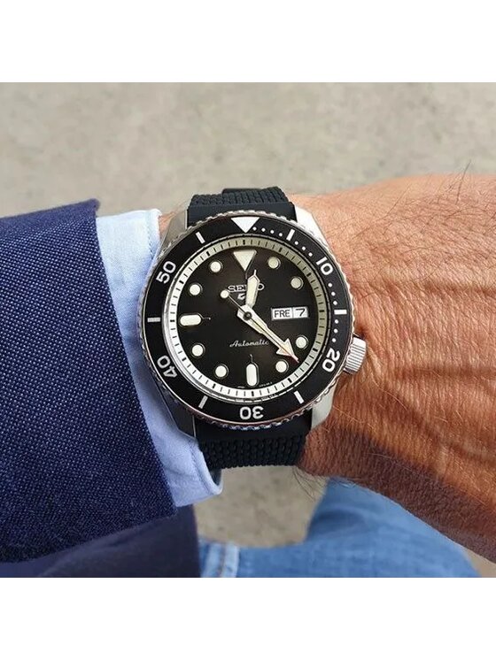 Seiko Seiko Hodinky SRPD Strieborná