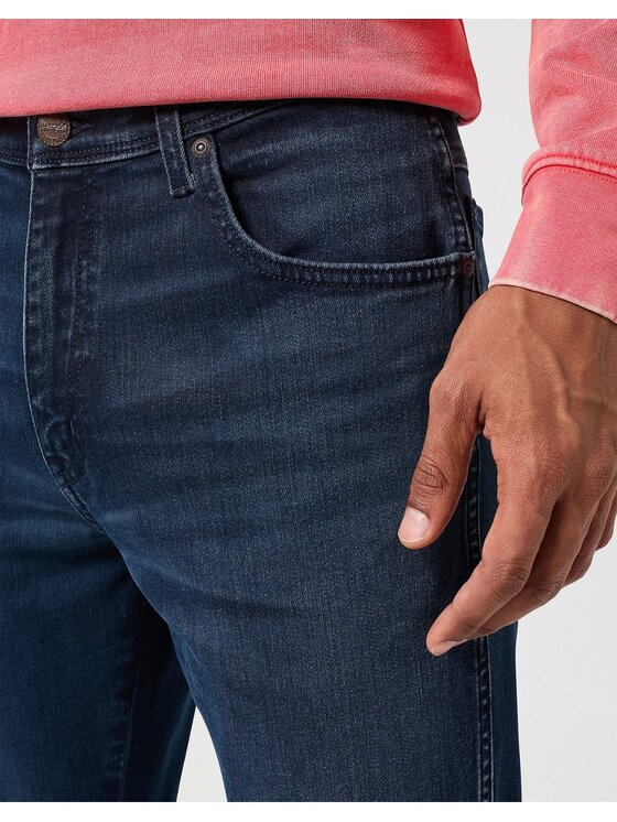 Wrangler Wrangler Jeansy Texas Slim Niebieski Slim Fit