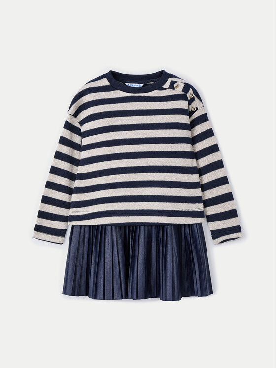 Mayoral Mayoral Set Pullover und Kleid 4932 Dunkelblau Regular Fit