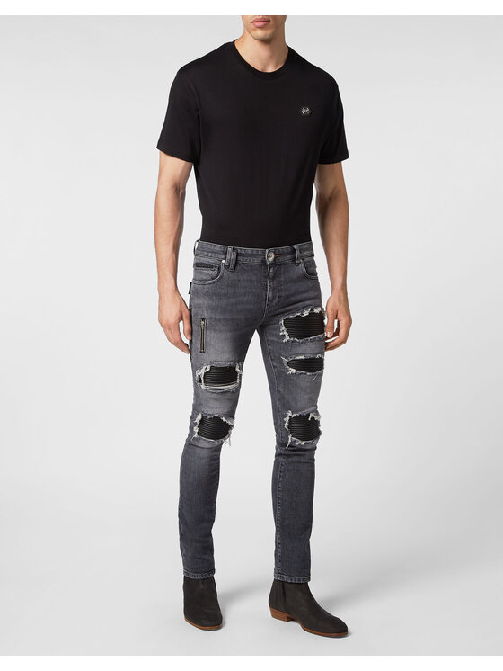 PHILIPP PLEIN PHILIPP PLEIN Jeansy 9233 Szary Skinny Fit