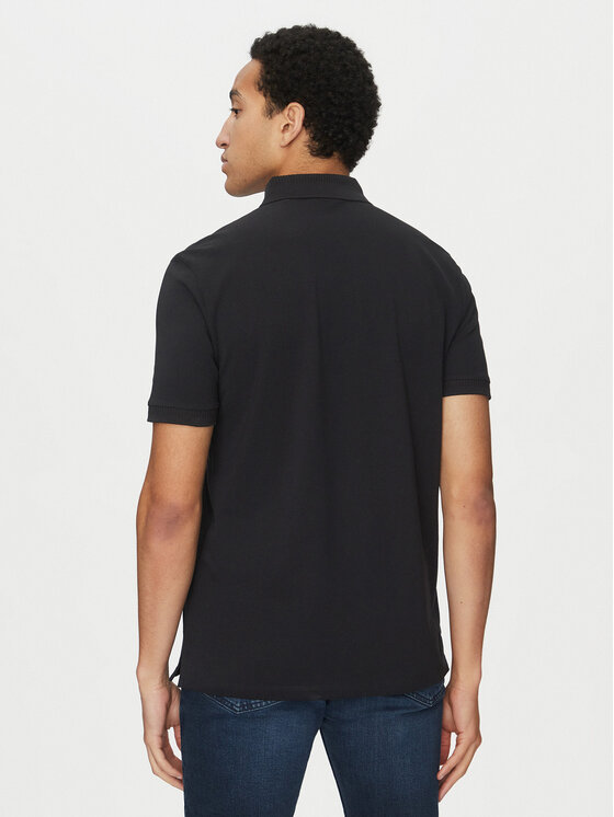 HUGO HUGO Pólóing Dereso232 50490770 Fekete Slim Fit