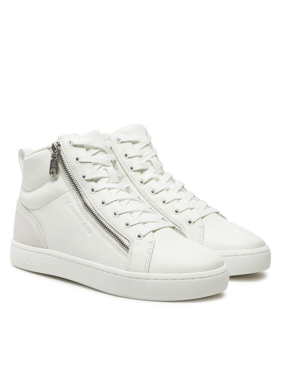 Calvin Klein Jeans Calvin Klein Jeans Tenisice Classic Cupsole Zip Mid In YM0YM01156 Bijela