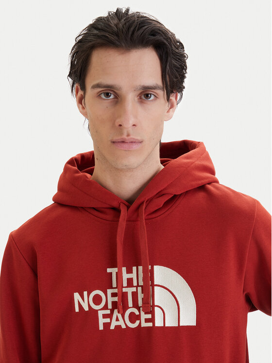 The North Face The North Face Mikina Drew Peak NF0A89EM Tmavo červená Regular Fit