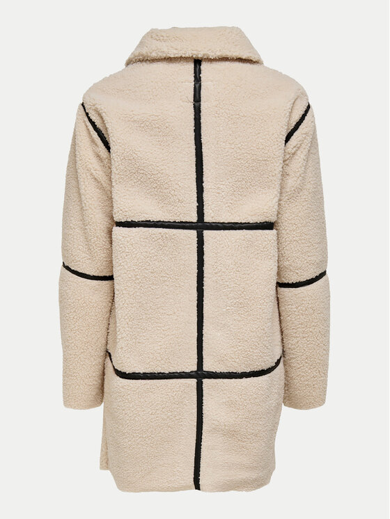 JDY JDY Cappotto in shearling Frosty 15243241 Beige Regular Fit