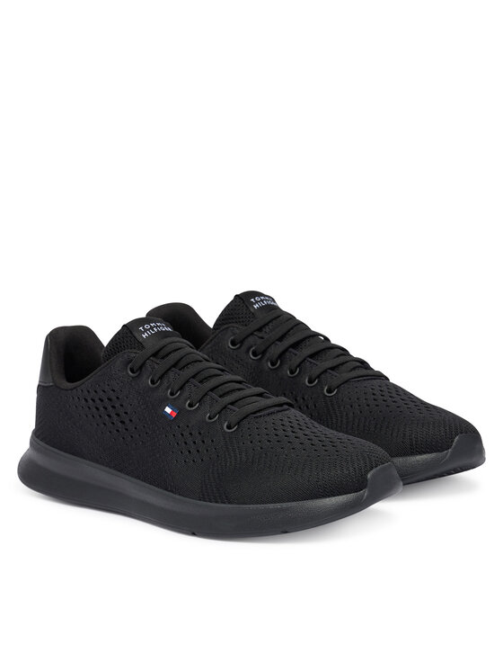 Tommy Hilfiger Tommy Hilfiger Sportcipők Lightweight Runner FM0FM05909 Fekete