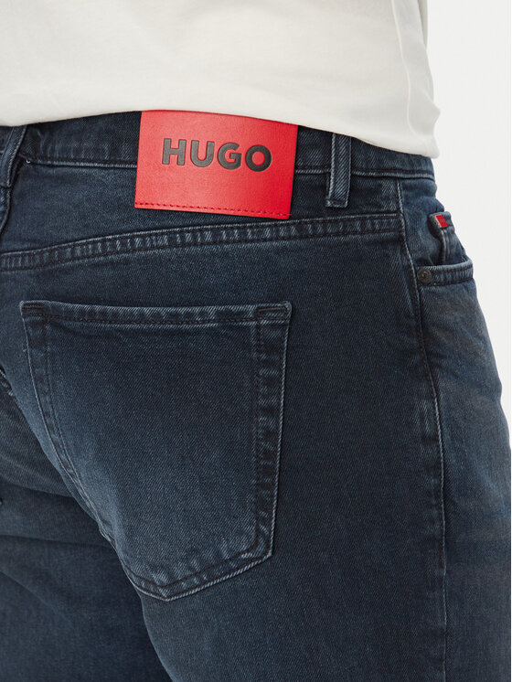 HUGO HUGO Jeansy HUGO 634 50561474 Granatowy Tapered Fit