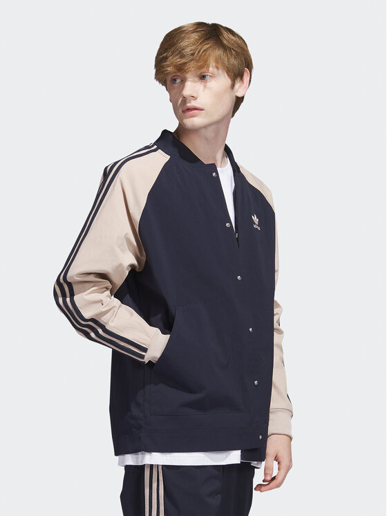 adidas adidas Μπλούζα SST Woven Jacket IC5543 Μπλε Regular Fit