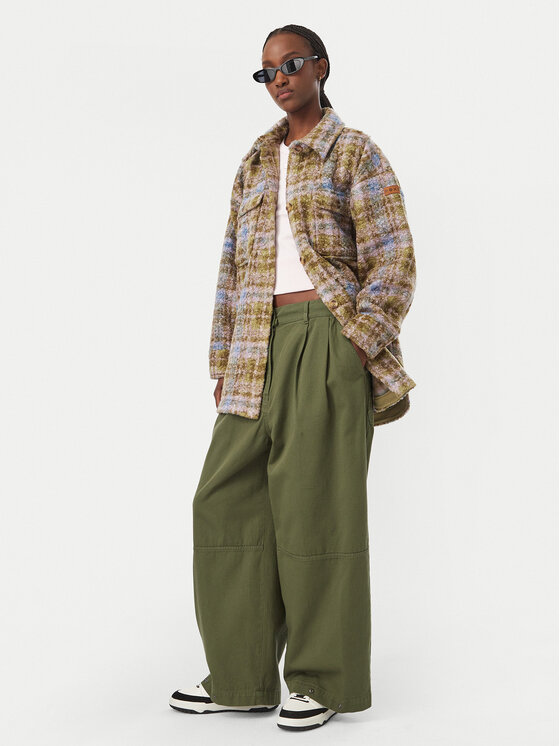 Roxy Roxy Преходно яке Over And Above ERJPF03234 Зелен Regular Fit