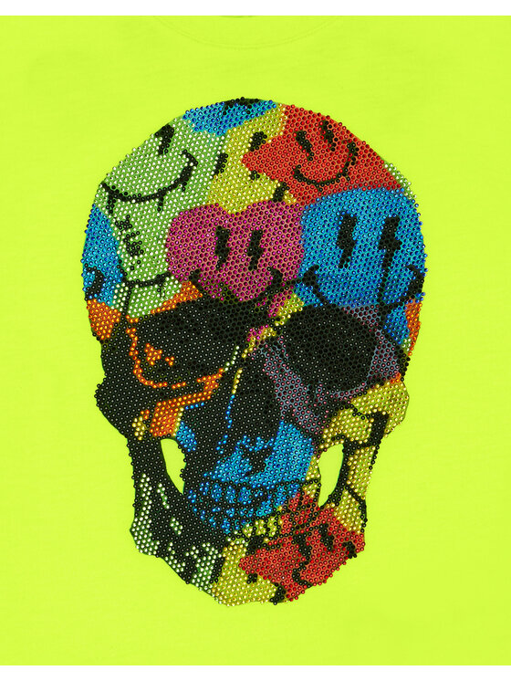 PHILIPP PLEIN PHILIPP PLEIN T-shirt 27817 Giallo Regular Fit