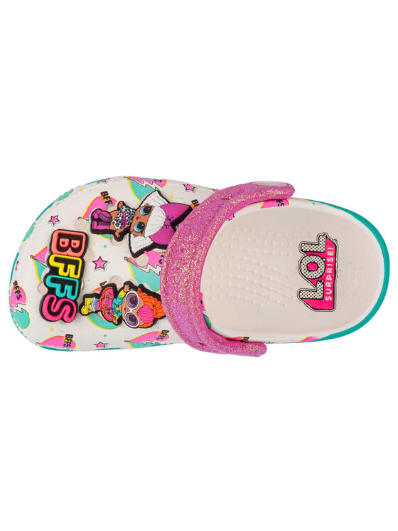 Crocs Crocs Klapki LOL Surprise Biały