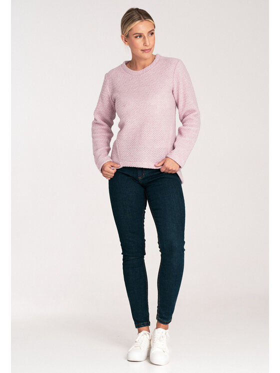 FIGL FIGL Sweter M1044 Różowy Classic Fit