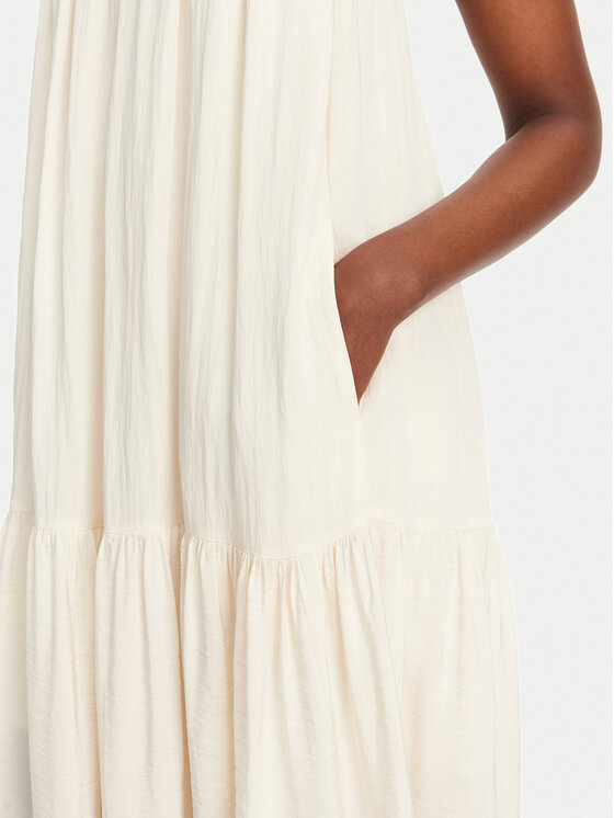 Eleh Eleh Sommerkleid ESS250065 Beige Regular Fit