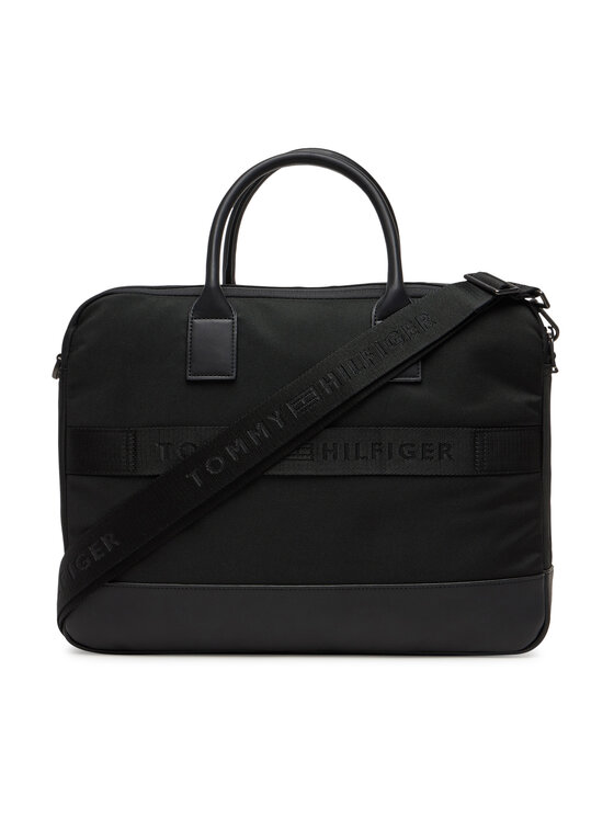 Tommy Hilfiger Tommy Hilfiger Sülearvutikott Th Nylon Travel Computer Bag AM0AM13470 Must