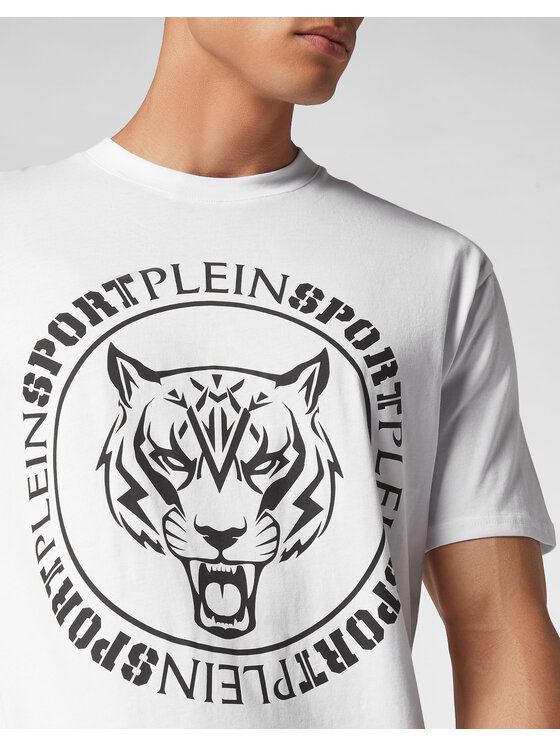 Plein Sport Plein Sport T-Shirt 7845 Biały Regular Fit