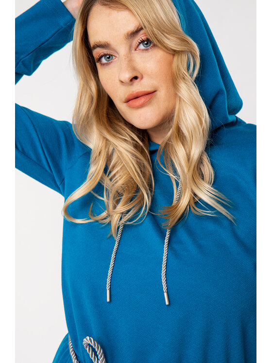 QUIOSQUE QUIOSQUE Každodenné šaty TARAN DRESS Tyrkysová Regular Fit