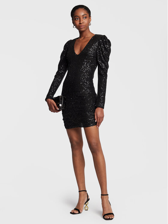 Silvian Heach Silvian Heach Коктейльна сукня CVA22235VE Чорний Slim Fit