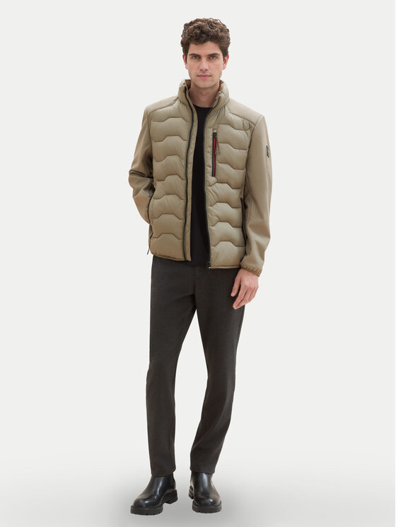Tom Tailor Tom Tailor Prijelazna jakna 1041308 Zelena Regular Fit