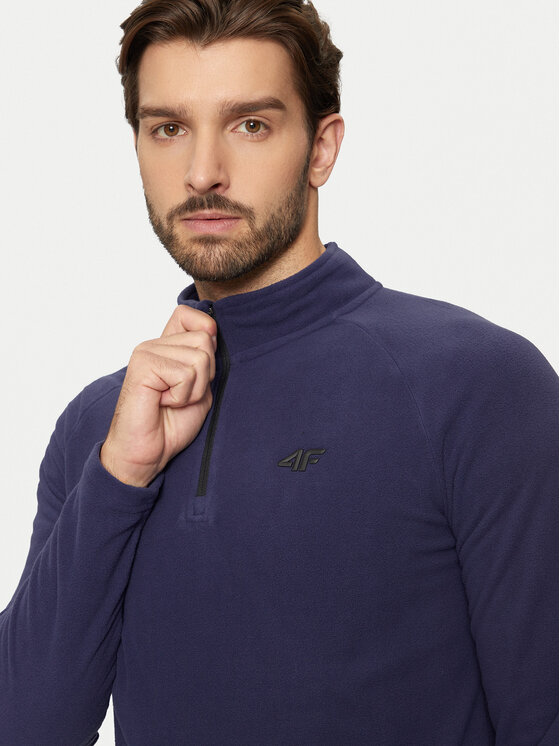 4F 4F Termoaktyvus apatinis trikotažas, viršus 4FWAW24UFLEM044 Tamsiai mėlyna Slim Fit