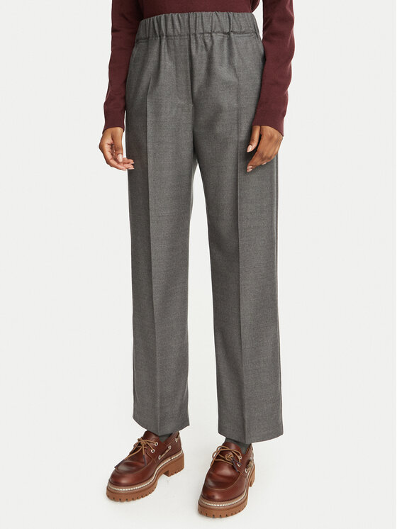 Weekend Max Mara Weekend Max Mara Текстилни панталони Hateley 2625136042 Сив Regular Fit