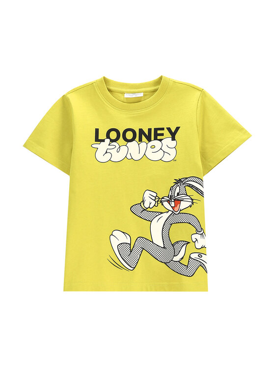 Chłopięcy T-Shirt Coccodrillo, Rozmiar 116, Żółty, WC5143201LBW