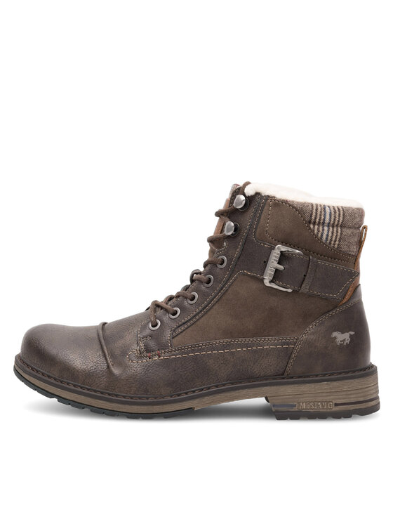 Mustang Mustang Schnürschuhe 4157-605 Braun