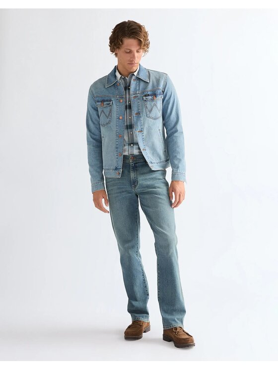 Wrangler Wrangler Giacca di jeans DENIM JACKET Blu Regular Fit