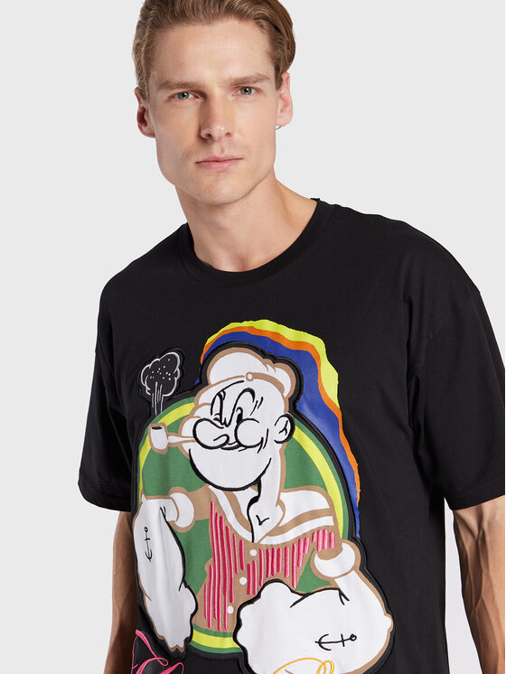 Iceberg Iceberg Футболка 22II1P0F0716301 Чорний Relaxed Fit