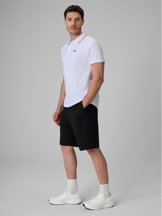 4F 4F Pantaloncini di tessuto 4FRSS26TSHOM0929-20S Nero Regular Fit