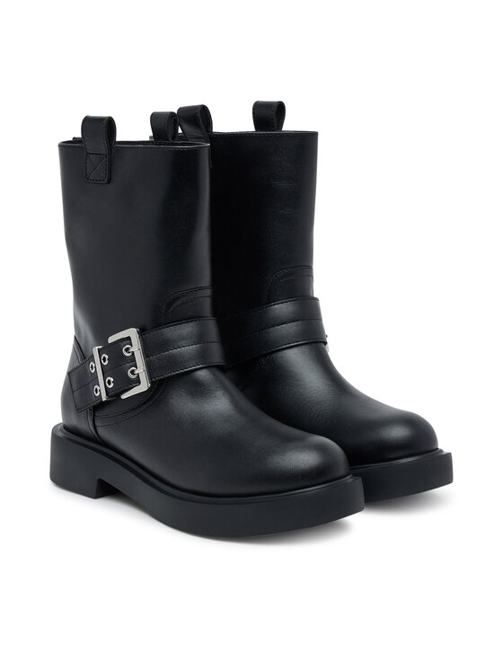 LOVE MOSCHINO LOVE MOSCHINO Polokozačky JA24064G1NIA000A35 Černá