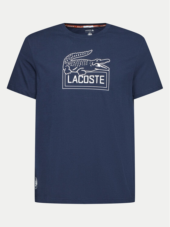 Royal blue lacoste t shirt deals