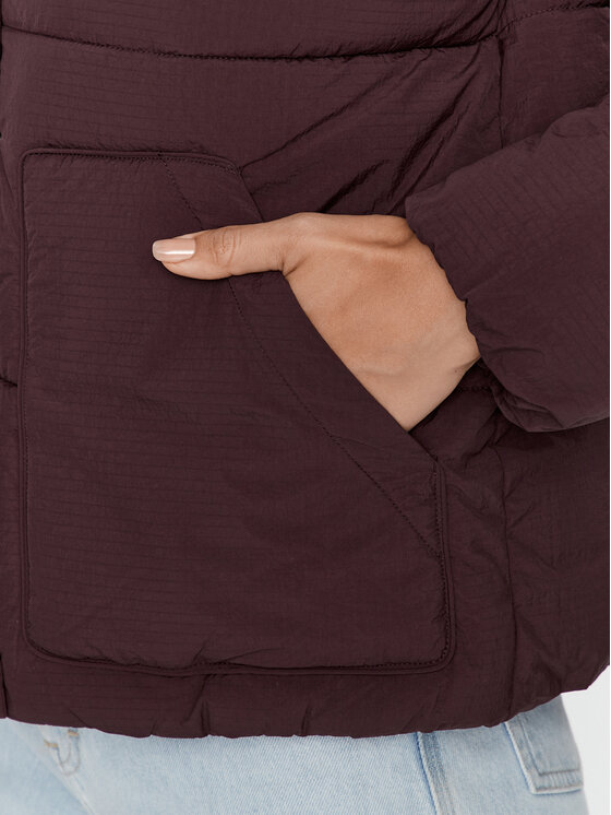 Champion Champion Átmeneti kabát Hooded Jacket 116921 Barna Custom Fit