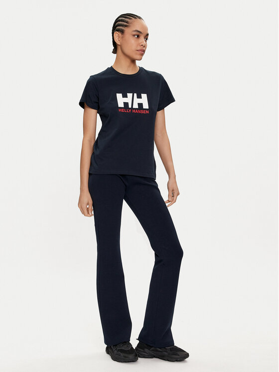 Helly Hansen Helly Hansen T-krekls W Hh Logo T-Shirt 2.0 34465 Tumši zils Regular Fit