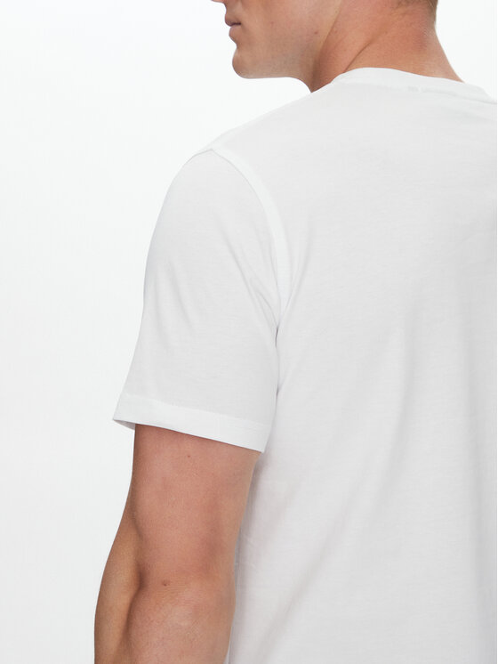 Barbour Barbour T-shirt Devon MTS1391WH11 Bijela Regular Fit
