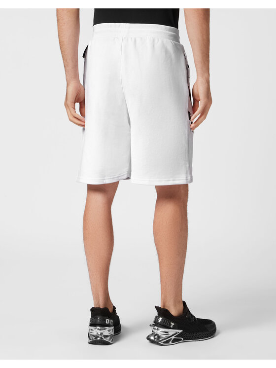 Plein Sport Plein Sport Szorty 8225 Biały Jogger Fit