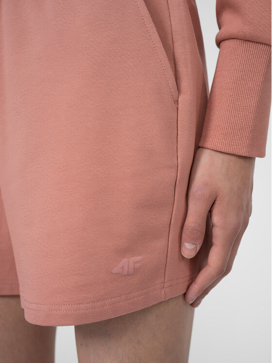 4F 4F Спортни шорти 4FSS23TSHOF070 Розов Regular Fit