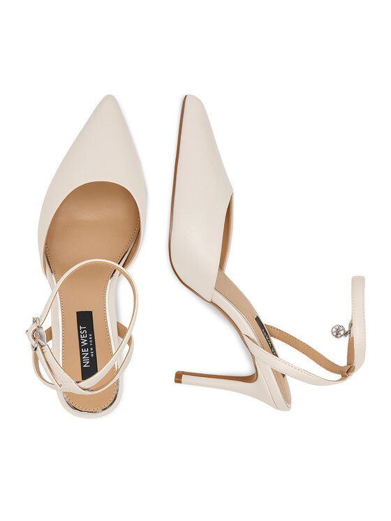 Nine West Nine West Čevlji z visoko peto CEO-CD23029-3 Bela