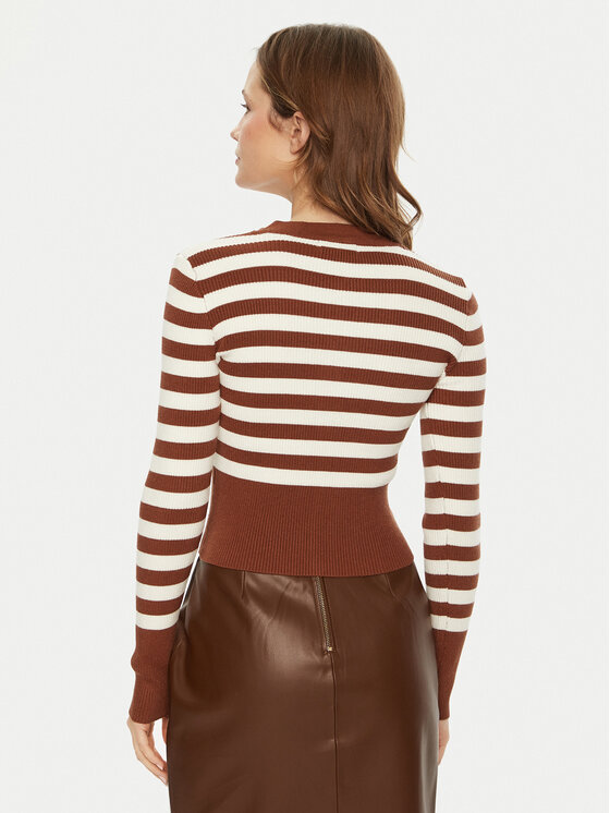 Fracomina Fracomina Кардиган FS24WT8005K459N8 Коричневий Slim Fit