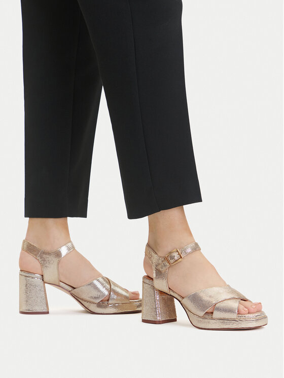 Clarks Clarks Sandály Ritzy75 Rae 26181303 Zlatá