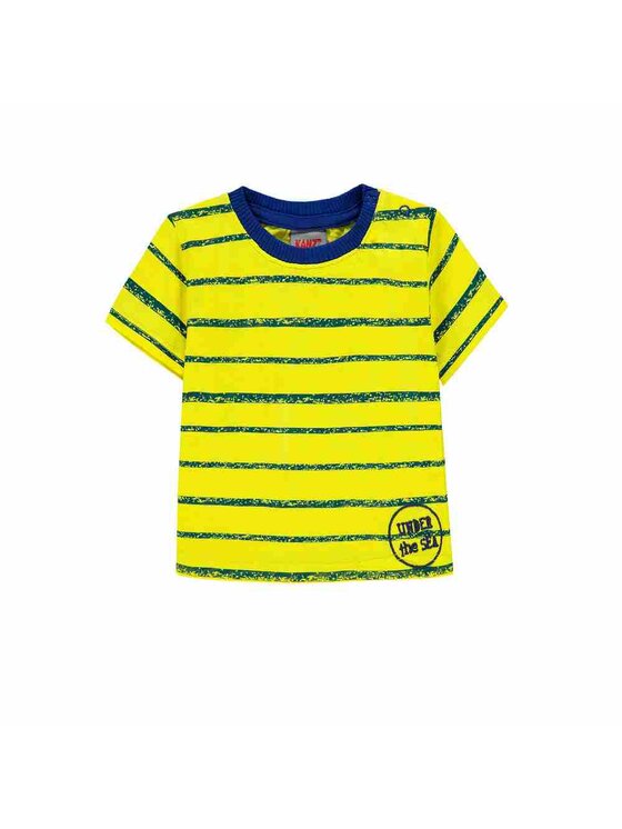 Kanz Kanz T-Shirt 2032471-0003 Żółty Basic Fit