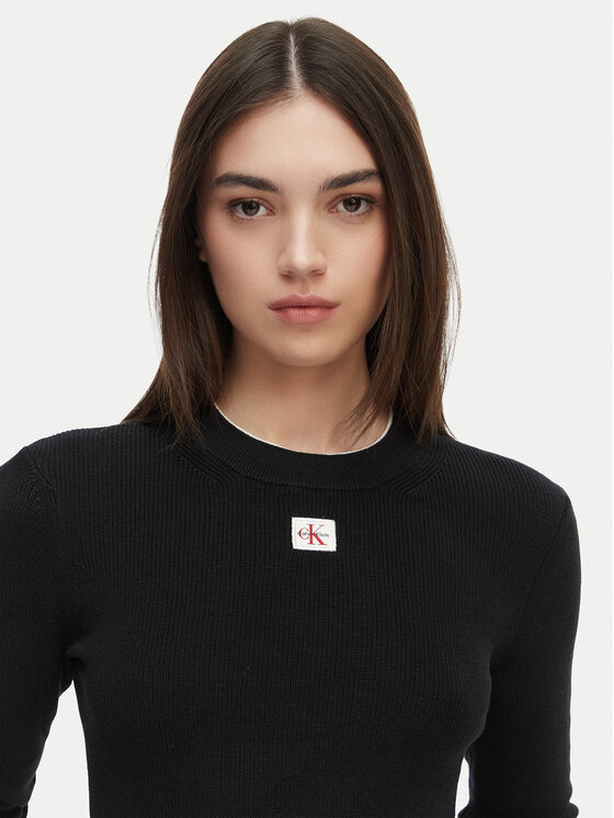 Calvin Klein Jeans Calvin Klein Jeans Πουλόβερ LV047G309G Μαύρο Regular Fit
