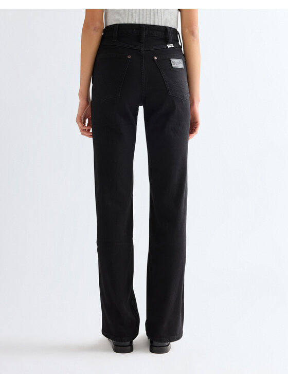 Wrangler Wrangler Jeansy STRAIGHT Czarny Straight Leg