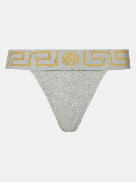 Versace Versace Kalhotky string AUD01042 Šedá