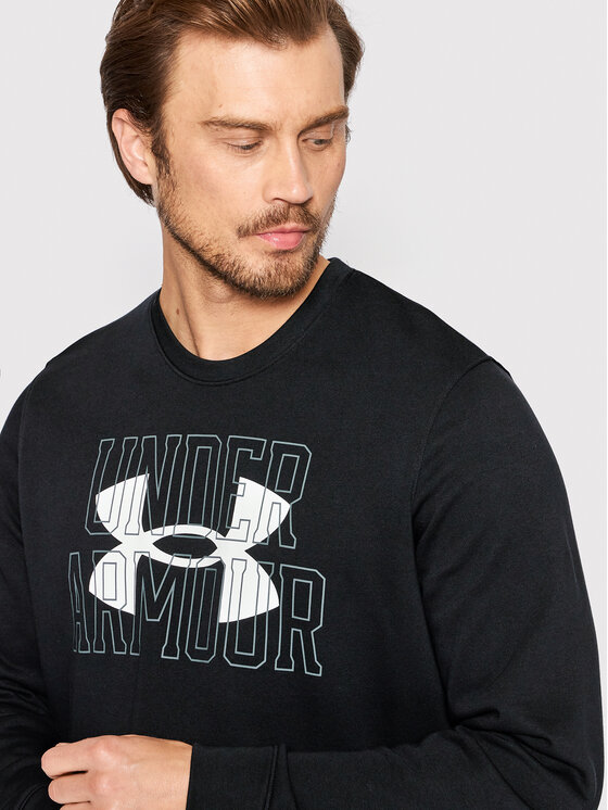 Under Armour Under Armour Bluza Ua Rival Terry 1370391 Czarny Relaxed Fit