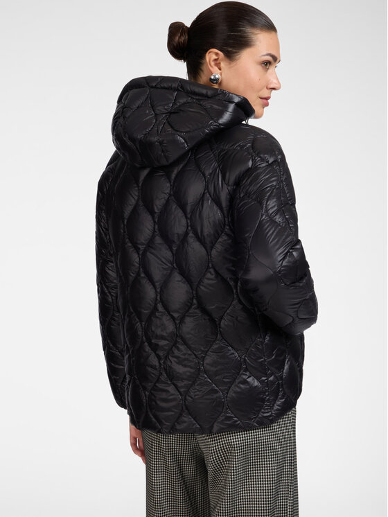 Elena Mirò Elena Mirò Giubbotto piumino F092P000229N033 Nero Boxy Fit