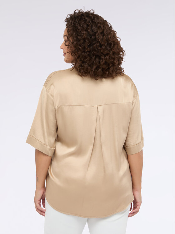 Fiorella Rubino Fiorella Rubino Camicia 5037T001440N002 Écru Regular Fit