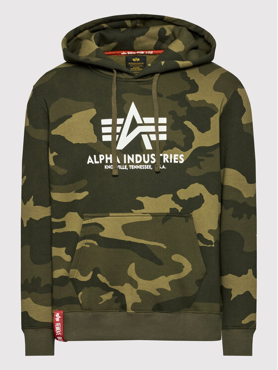 Alpha Industries Alpha Industries Felpa Basic 178312C Verde Regular Fit